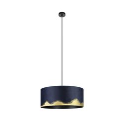 Lampara de Colgar Casuarita Negro y Dorado
