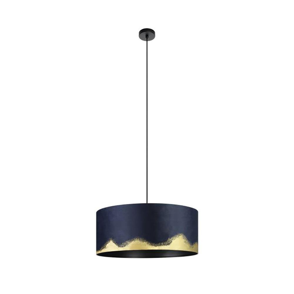 Lámpara Colgante Casuarita de Acero E27 1.50 Metros Color Azul y Dorado
