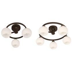 Set de Lámparas 3 y 5 Luces 2 Pzas - Zlumini