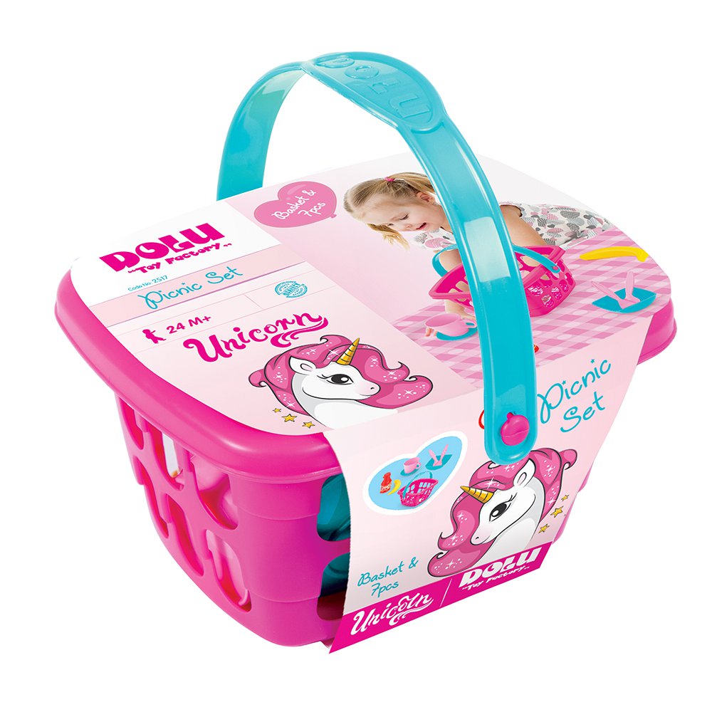 Set de Picnic Unicornio 24+ Meses Color Rosado Set de Picnic Unicornio