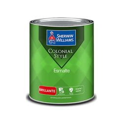 Esmalte Colonial Rojo Quemado 1/4 Gal - Sherwin Williams