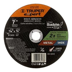Disco De Corte Fino Tipo 41 7 Plg x 1.5 Mm - Truper Expert