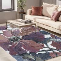Alfombra Moderna de Área Argentum Multicolor 160x230 Cm