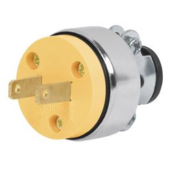 Espiga Color Plateado Tipo A 125 Voltios 15A - Volteck