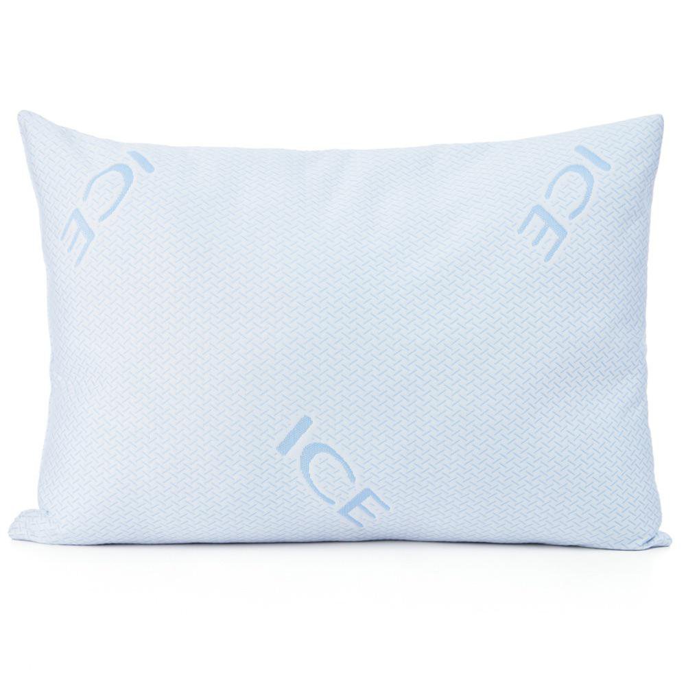 Almohada de 50 x 72 cm Firmeza Media Efecto Refrescante Cooling