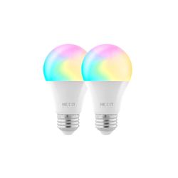 Foco LED Inteligente Wi-Fi RGB 800 Lúmenes 2 Pzas