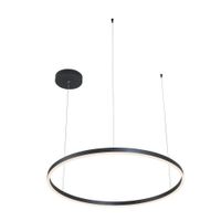 Lámpara LED Circular de Techo Negra