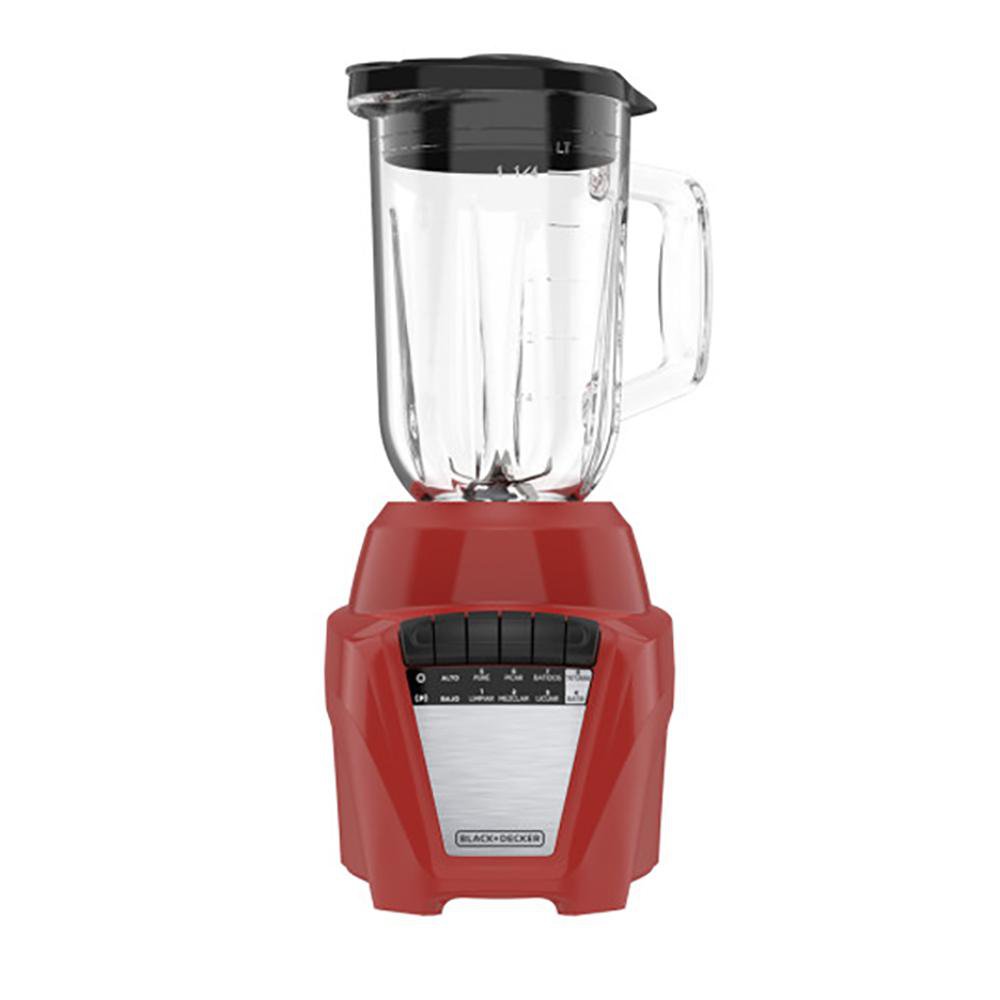 Licuadora Ice Crush con Jarra de Vidrio de 1.25 L 700 W Color Rojo Licuadora Ice Crush con…