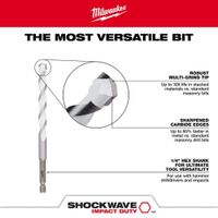 Broca Multiusos 3/16 Plg - Milwaukee Electric