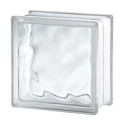 Block de Vidrio Cloudy Clear 19X19X8 Cm - Jinchua