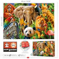 Puzzle-Wild-Animal-Collage-500-Pzas