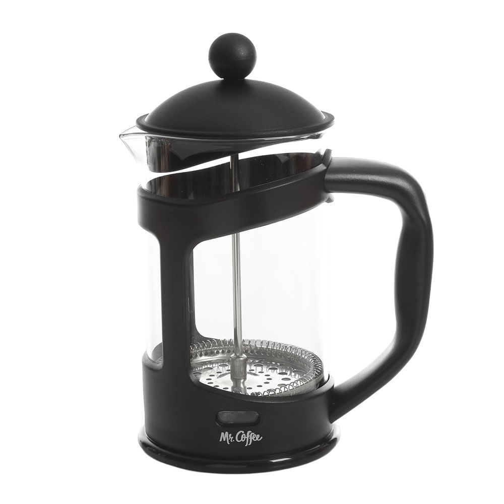 Cafetera Prensa Francesa de 828 ml de Plástico Color Negro