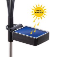 Lampara LED Solar para Jardín 8 Luces de 10 W