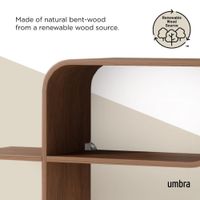 Repisa Decorativa de Pared Nogal Claro