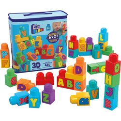 Bolsa de construcción ABC Mega Bloks 30 Pzas