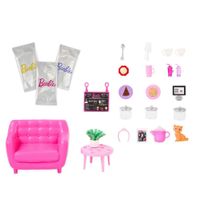 Set de Tienda de Té con Muñeca Barbie 22 Pzas