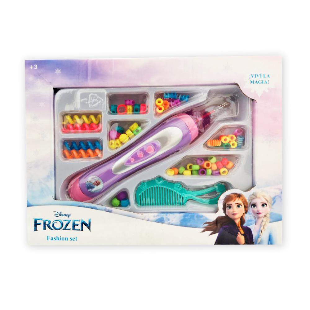 Set de Peinado de Frozen con Cuentas y Accesorios para 3+ Años Set de Peinado Frozen con C…
