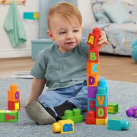 Bolsa de construcción ABC Mega Bloks 30 Pzas