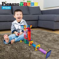 Juego de Construcción Pista de Canicas Magnética
