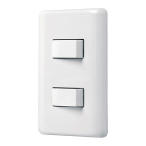 Interruptor Sencillo + 1 de 3 vías Basic Blanco - Volteck