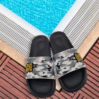 Sandalia Gris con Negro para Caballero Talla 45