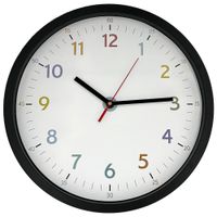 Reloj de Pared 12 Plg Negro
