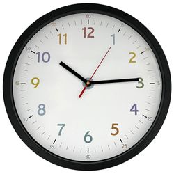 Reloj de Pared 12 Plg Negro