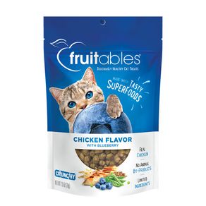 Galletas Crujientes para Gato Fruitables Sabor Pollo con Arándano
