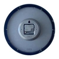 Reloj de Pared 12 Plg Negro