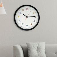 Reloj de Pared 12 Plg Negro