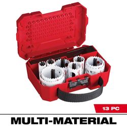Kit de Broca Sierra Hole Dozer 13 Pzas - Milwaukee Electric