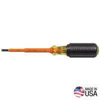 Desarmador Plano Aislado para Electricista de 16 x 4 Plg