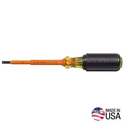 Desarmador Plano Aislado para Electricista de 16 x 4 Plg