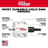 Kit de Broca Sierra Hole Dozer 13 Pzas - Milwaukee Electric