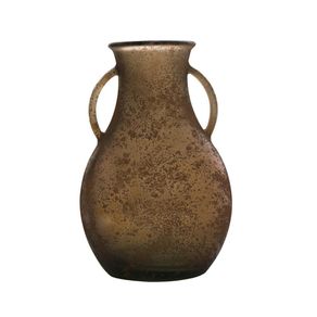 Jarrón Cántaro de Vidrio Café 32 Cm