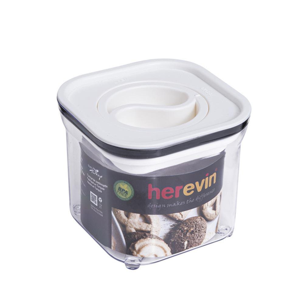 Contenedor Hermético de 700 ml de Plástico con Tapadera Color Blanco