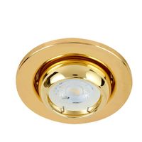 Ojo de Buey Caja Octagonal Oro + MR16 LED