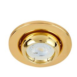 Ojo de Buey Caja Octagonal Oro + MR16 LED
