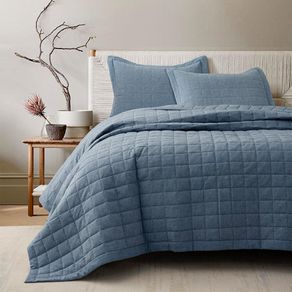 Set de Cubrecama Melange Azul - Varios Tamaños