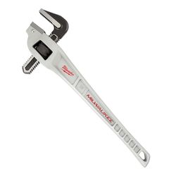 Llave de Tubo Acodada Negro y Rojo 4 Plg