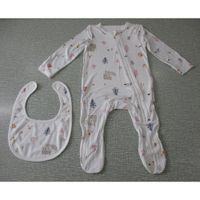 Pijama y Babero Estampado Ardilla - Varias Tallas