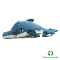 Peluche Mamá y Bebé Delfín - Les Ptipotos
