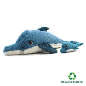 Peluche Mamá y Bebé Delfín - Les Ptipotos