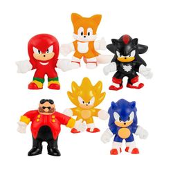 Set de 6 Figuras Minis de Sonic de Goo Jit Zu