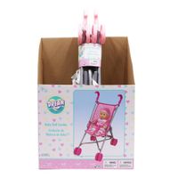 Cochecito Plegable para Muñeca con Diseño Infantil