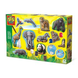 Juego Moldear y Pintar Animales SES Creative