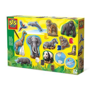 Juego Moldear y Pintar Animales SES Creative