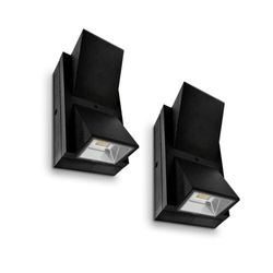 Set de 2 Lámparas LED para Exterior Sirius Doble 18 W