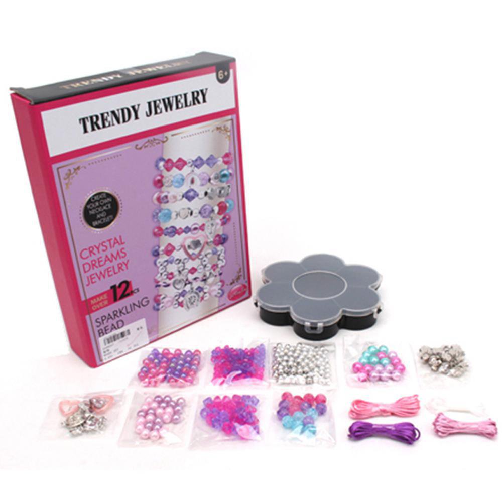 Set de Joyería Personalizable Crystal Dreams Trendy Jewelry de 12 Piezas para 6+ Años Set…
