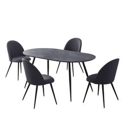 Comedor Semi Circular Piazza para 4 Personas